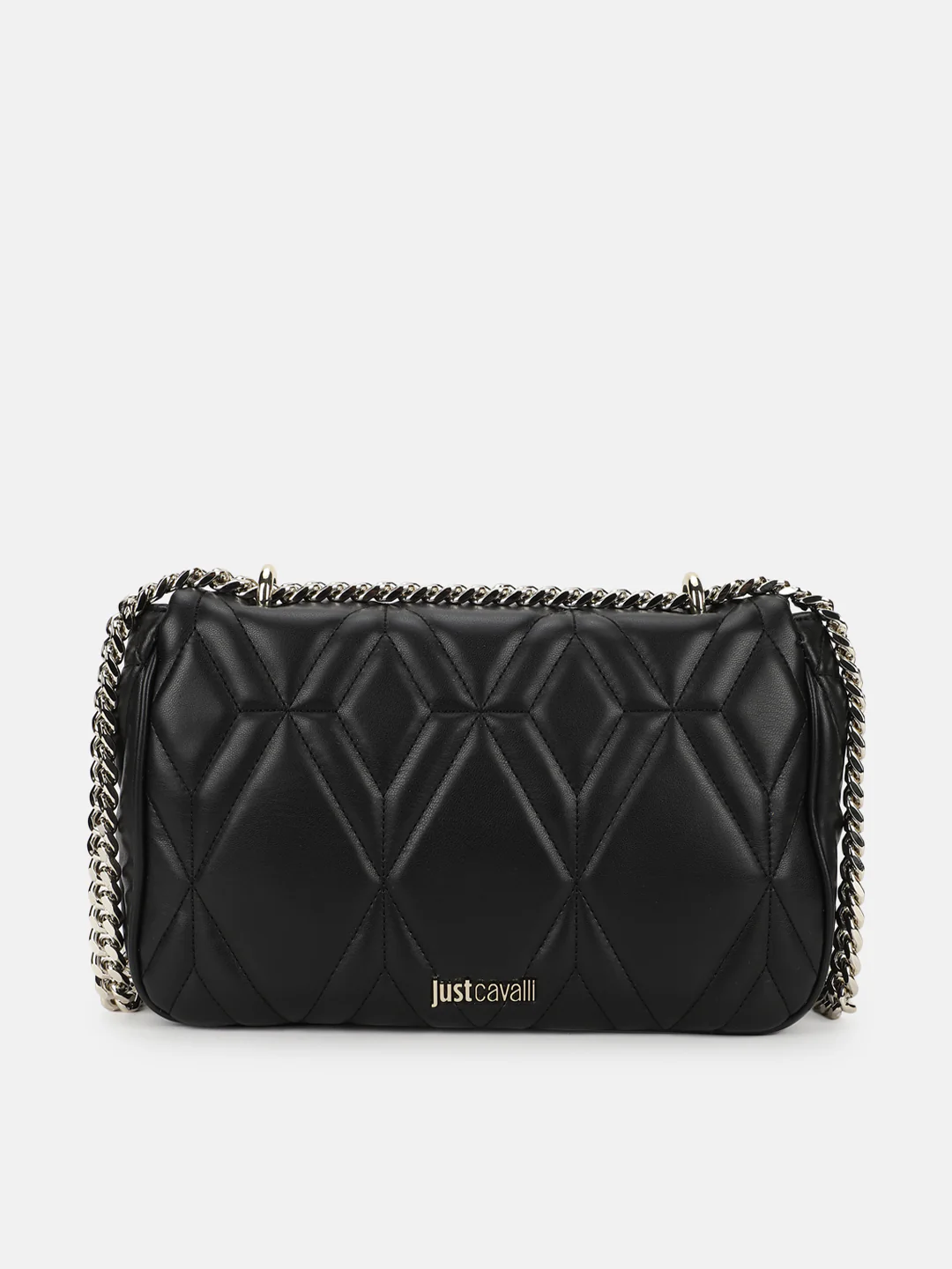 Just Cavalli Women Black Solid Crossbody Bags - Image 2