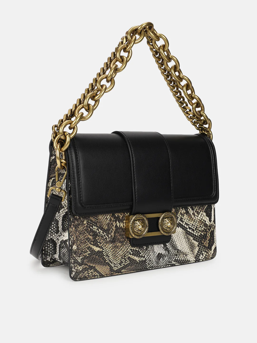 Just Cavalli Women Multi Printed Textured Shoulder Bags - Image 3
