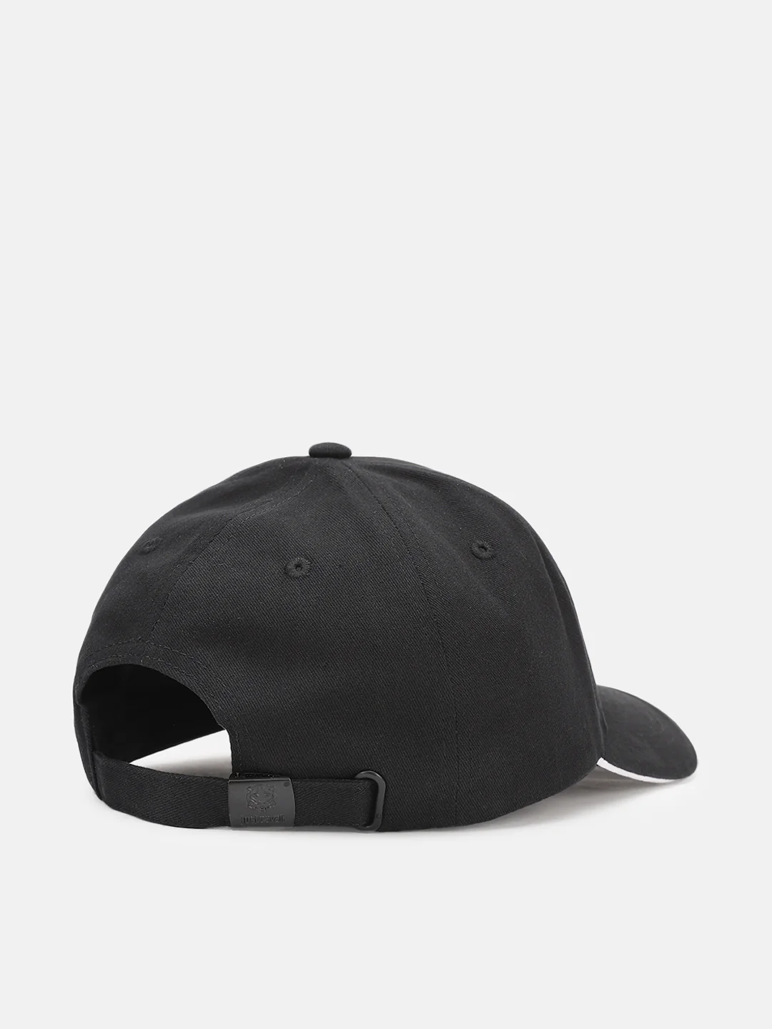 Just Cavalli Men Black Embroidered Baseball Caps - Image 4