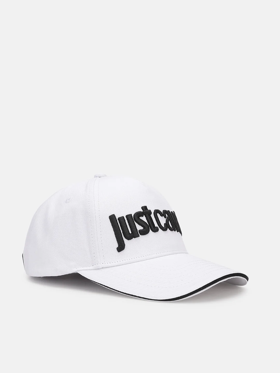 Just Cavalli Men White Embroidered Baseball Caps - Image 2