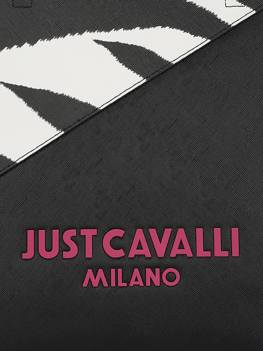 Just Cavalli Women Black Printed Tote Bags - Image 5