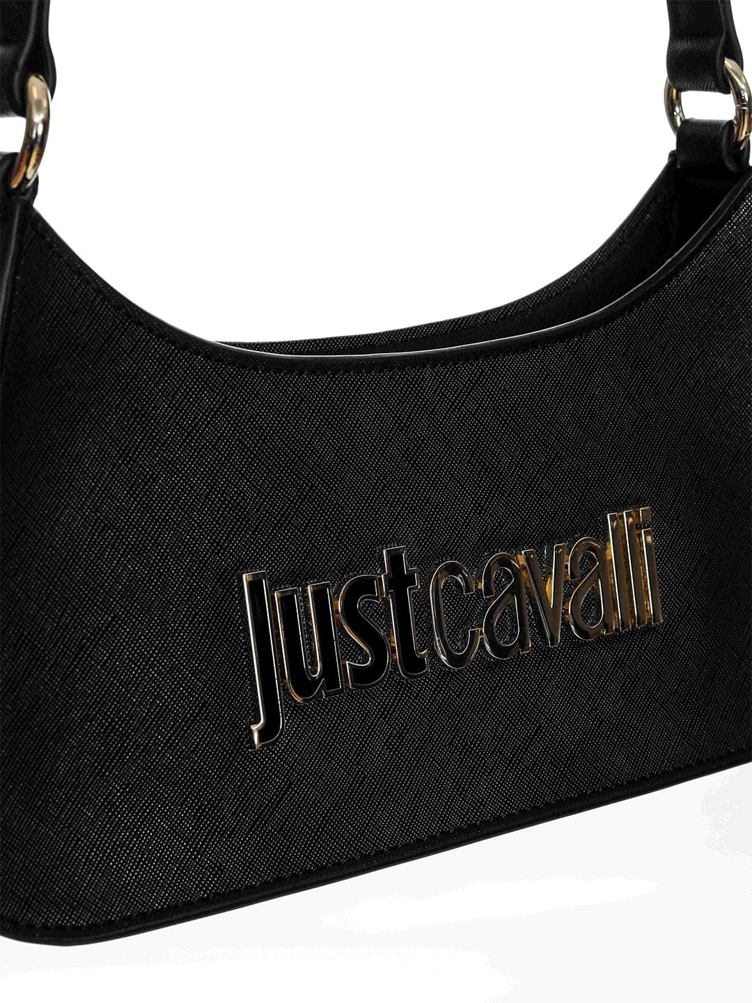 Just Cavalli Women Black Solid Shoulder Bags - Image 3