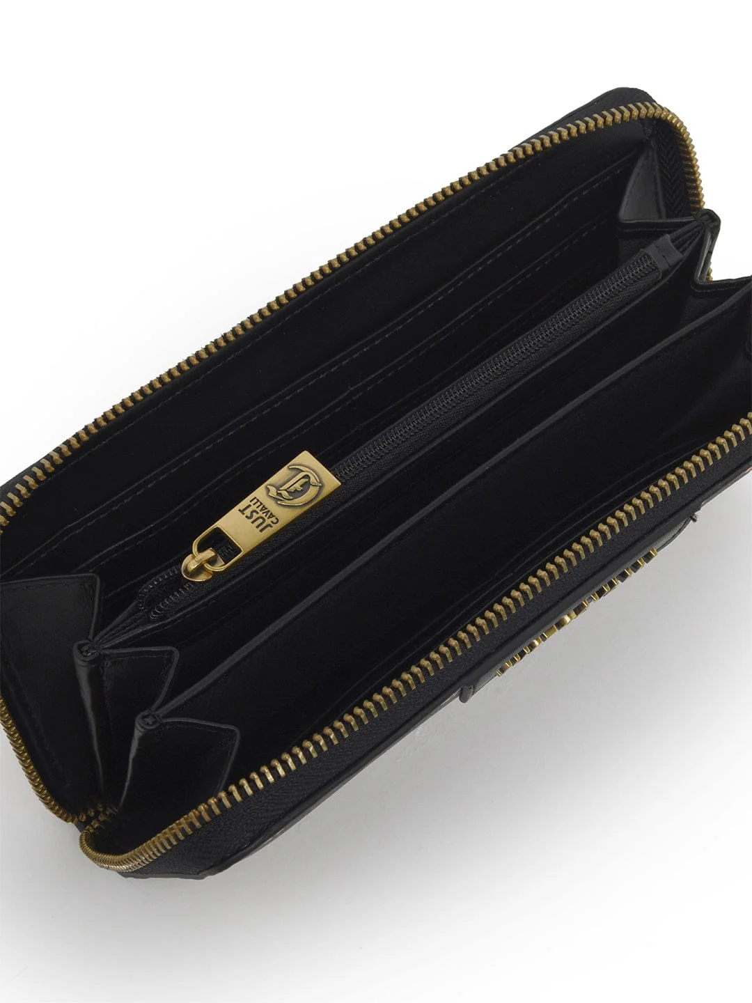 Just Cavalli Women Black Printed Wallet - Image 3
