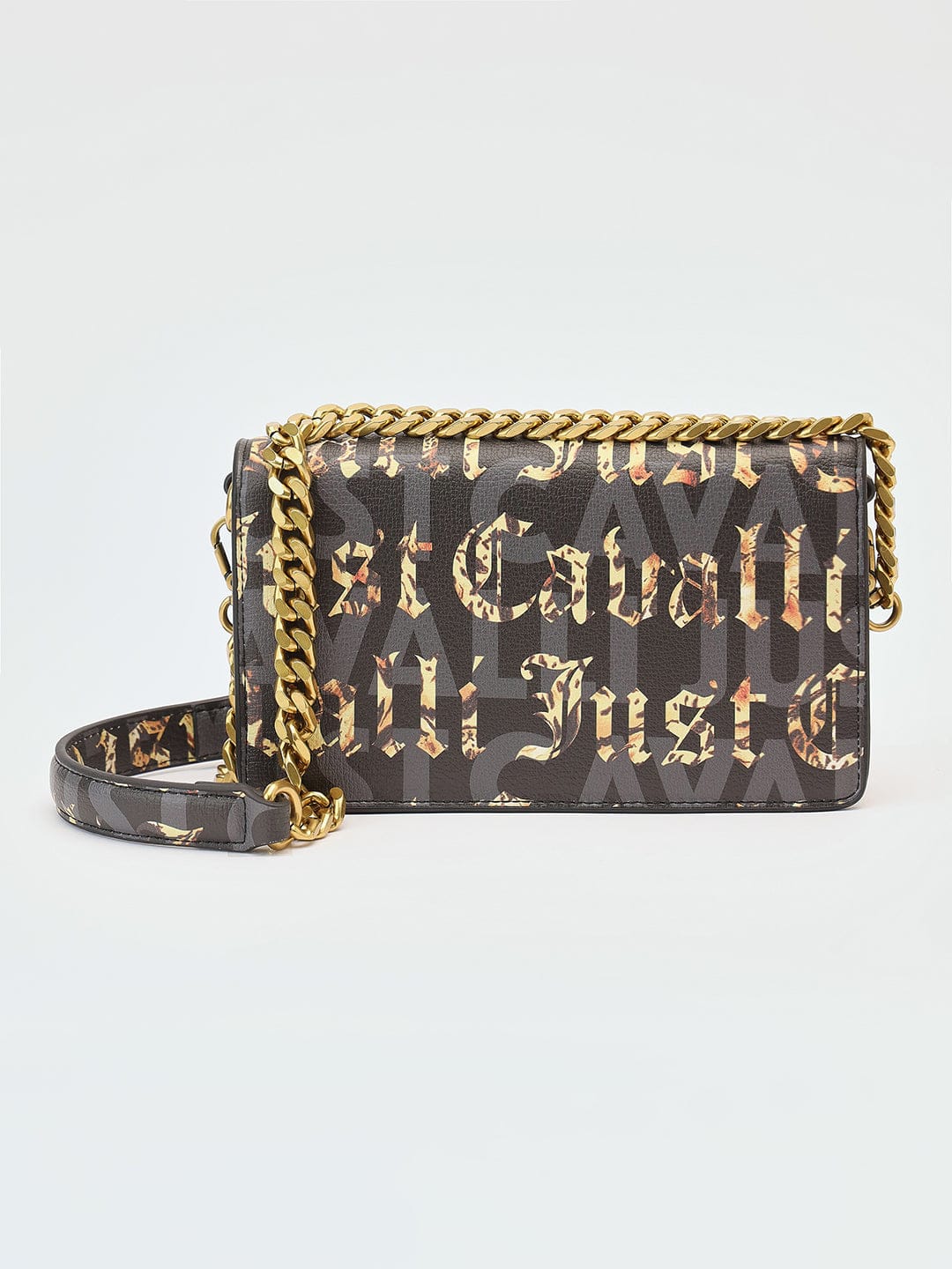 Just Cavalli Women Black Printed Crossbody Bags - Image 2