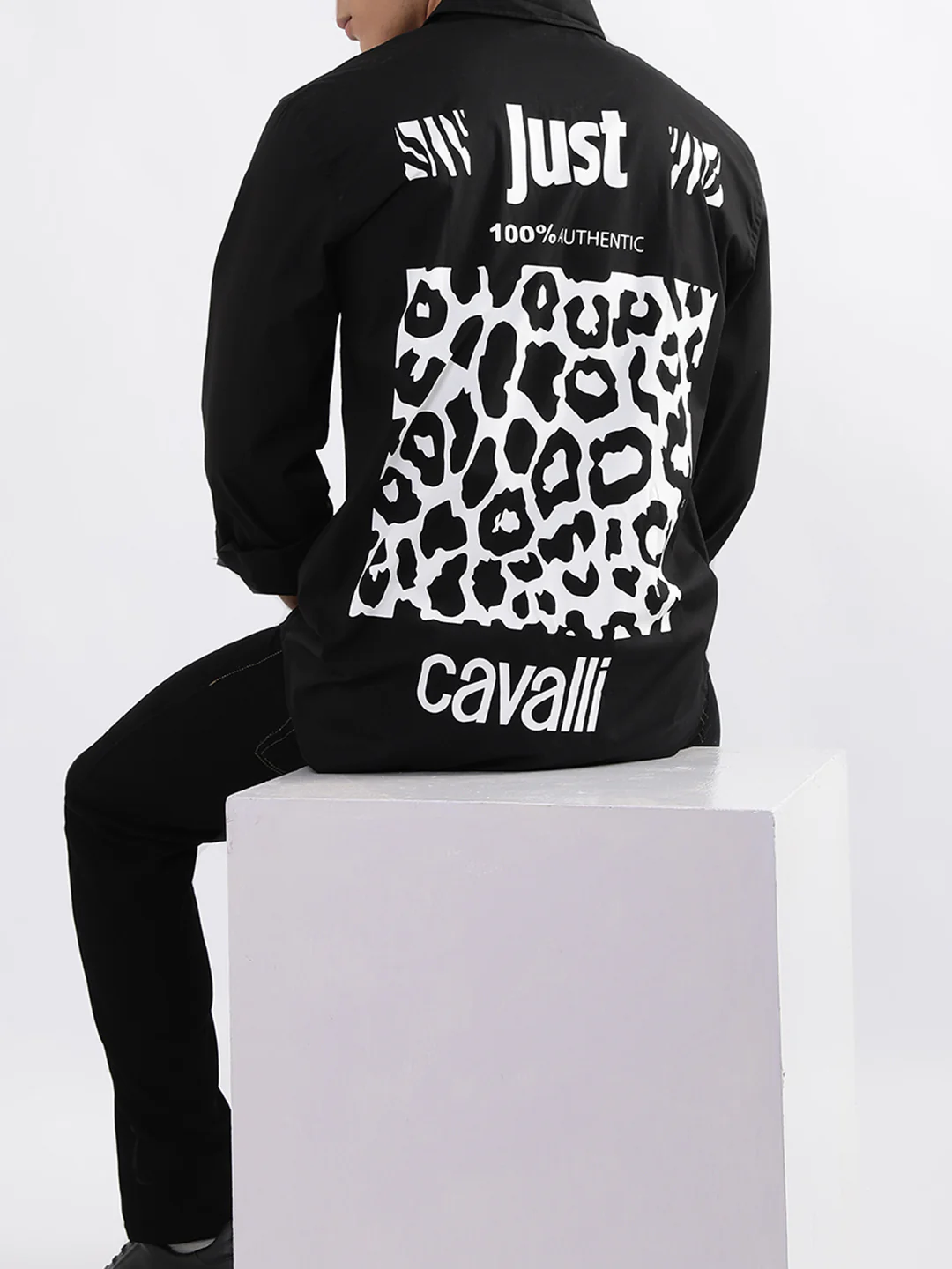 Just Cavalli Black Fashion Slim Fit Shirt - Image 6
