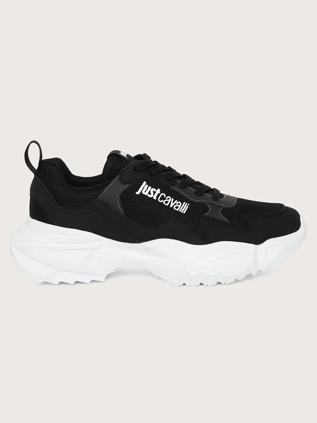 Just Cavalli Men Black Sneakers - Image 3