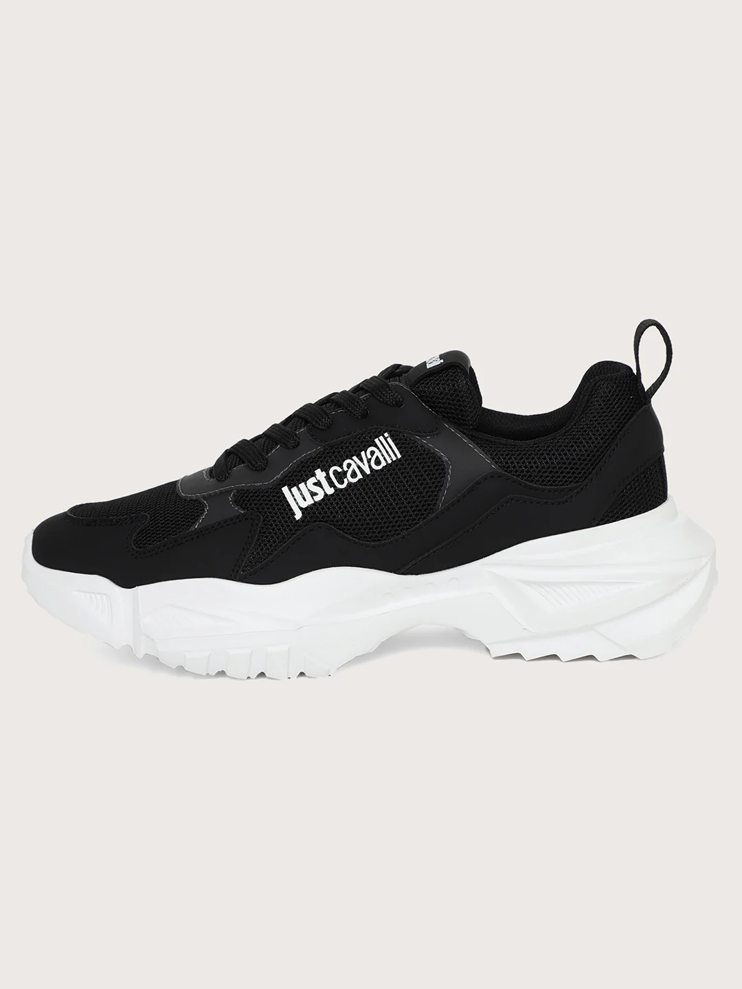 Just Cavalli Men Black Sneakers - Image 4