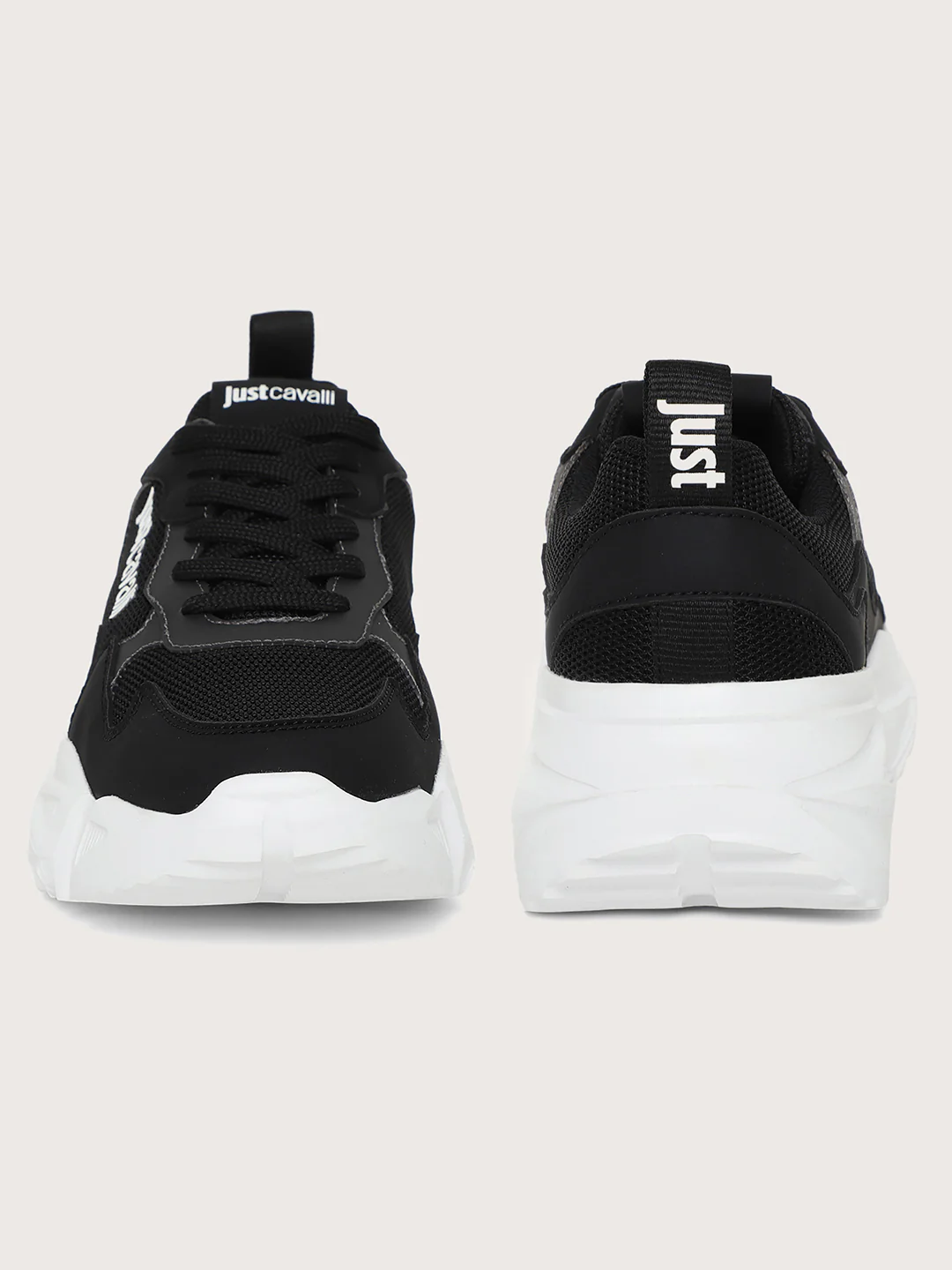 Just Cavalli Men Black Sneakers - Image 5