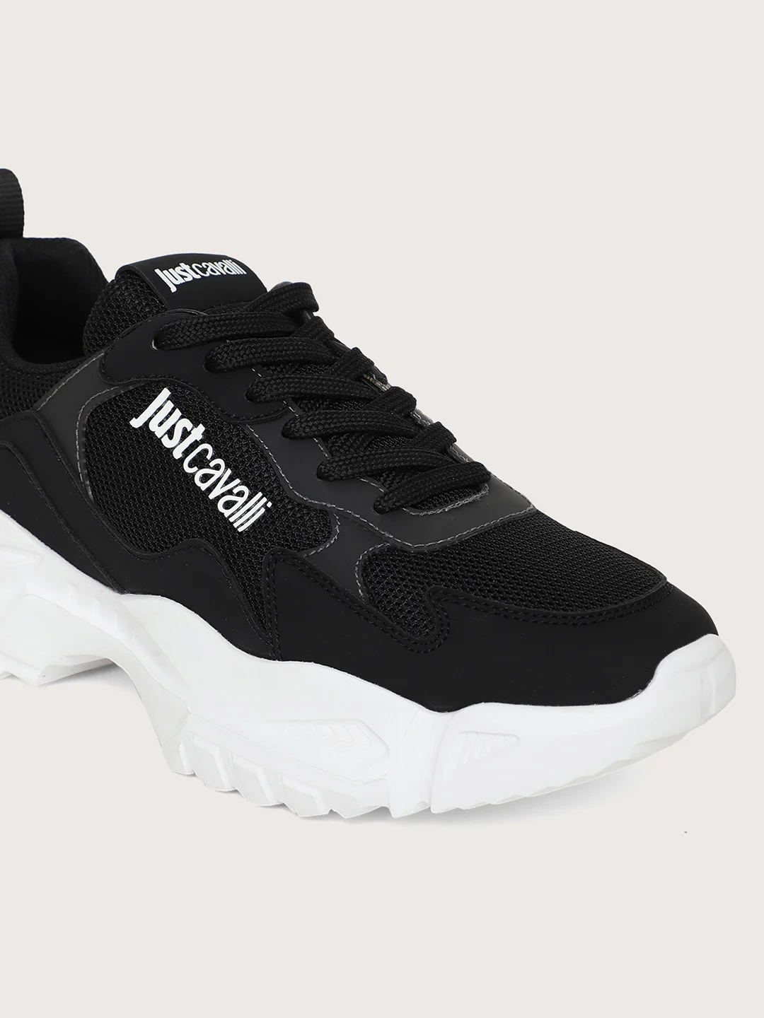 Just Cavalli Men Black Sneakers - Image 7
