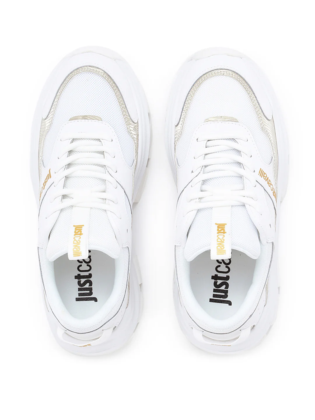 Just Cavalli Women White Sneakers - Image 3