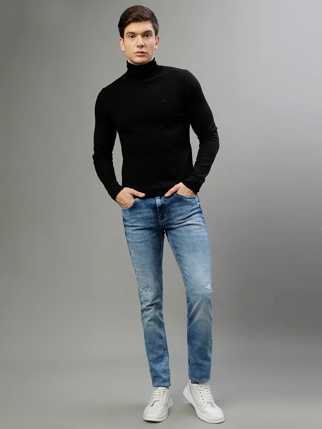 Lindbergh Men Solid Skinny Fit Jeans - Image 5