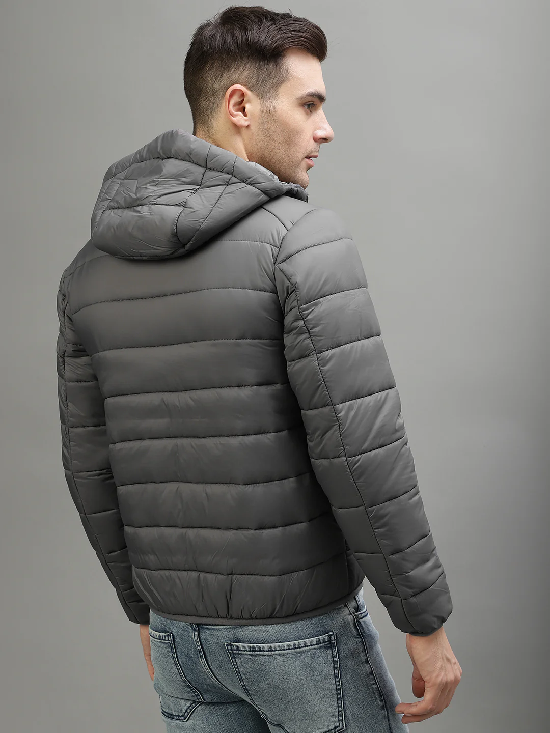 Lindbergh Men Solid Hooded Full Sleeves Jacket - Image 2