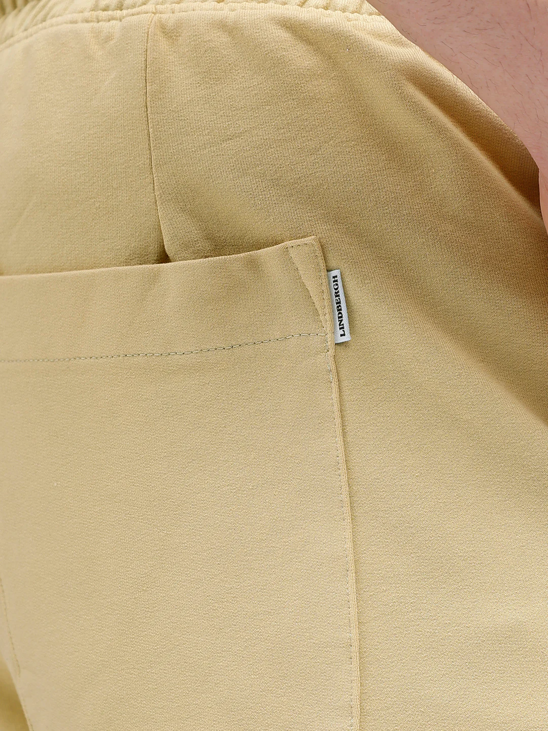 Lindbergh Men Khaki Solid Regular Fit Shorts - Image 6