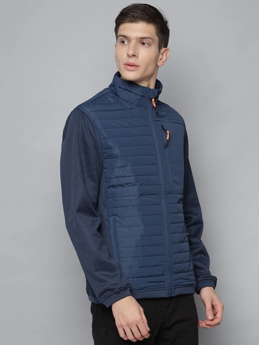 Lindbergh Men Navy Solid Collar Jacket - Image 4