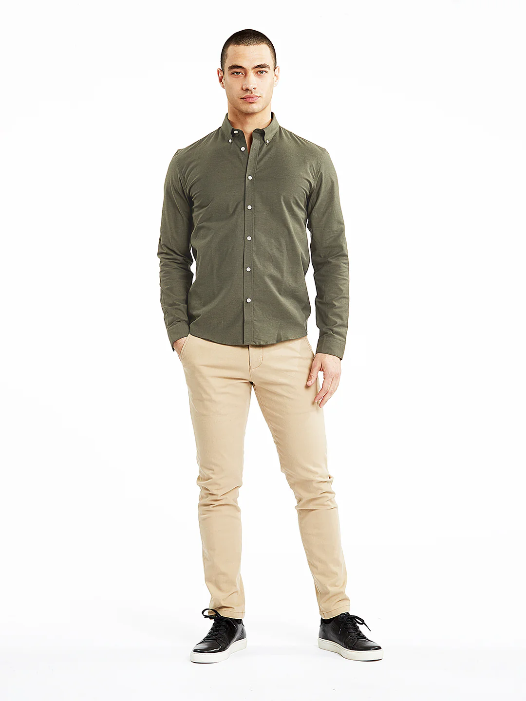 Lindbergh Green Slim Fit Shirt - Image 3