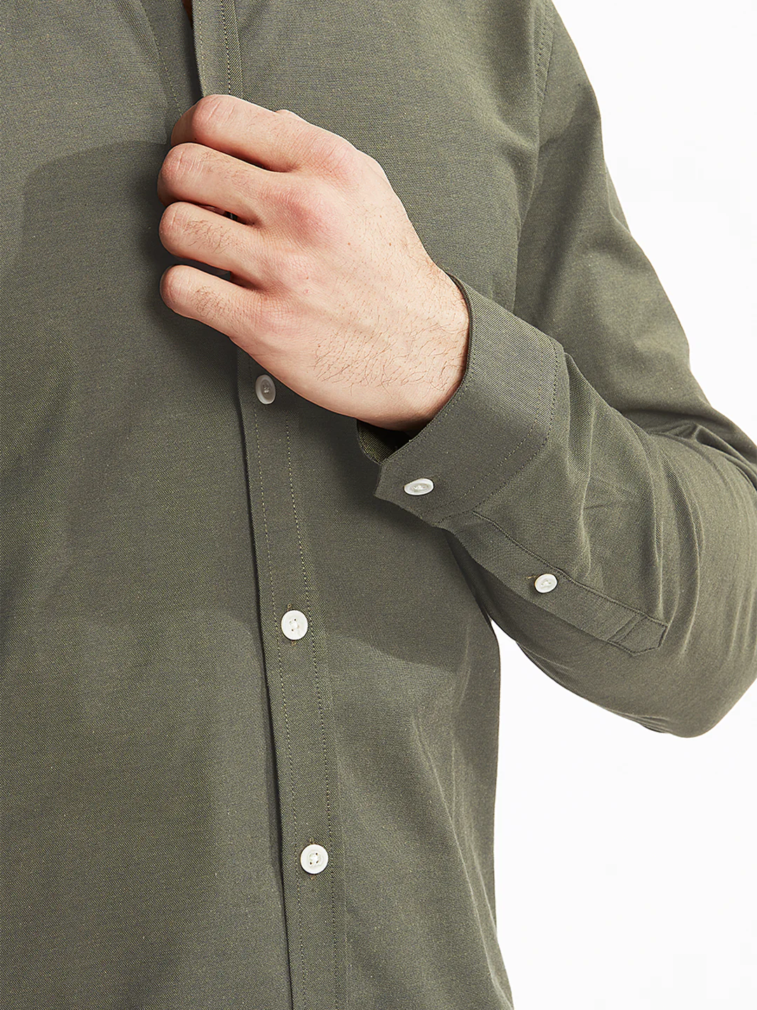 Lindbergh Green Slim Fit Shirt - Image 5