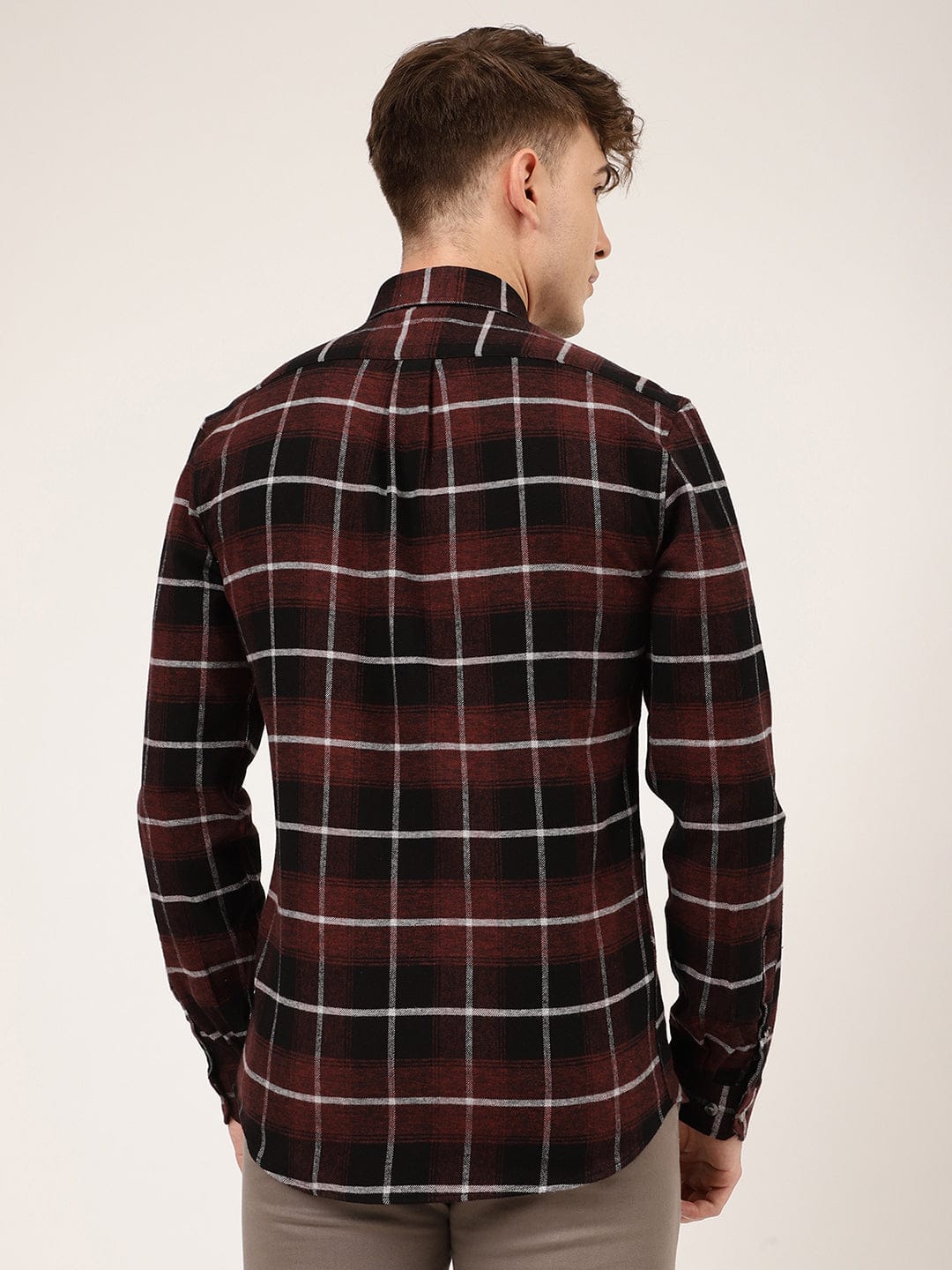 Lindbergh Men Checks Collar Shirt - Image 3