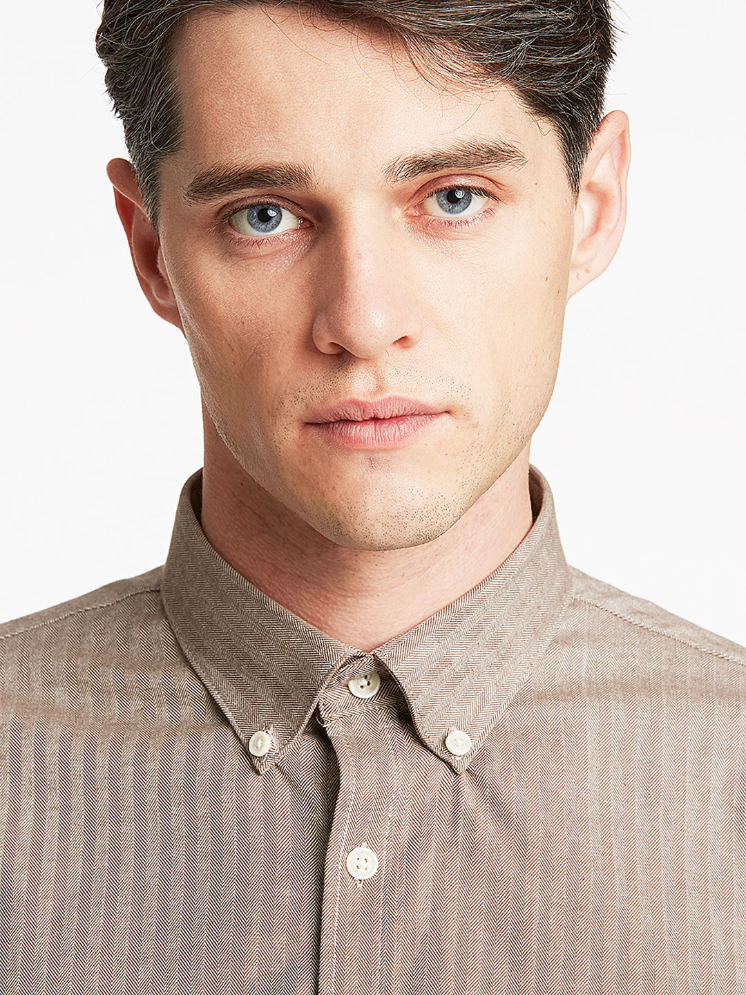 Lindbergh Brown Striped Slim Fit Shirt - Image 5