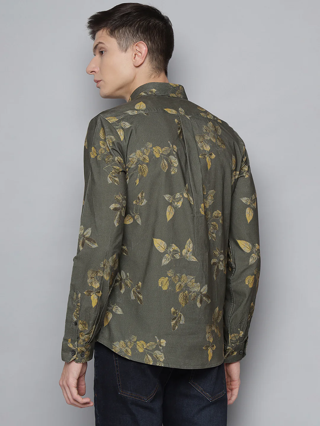 Lindbergh Army Fashion Printed Slim Fit Shirt - Image 4