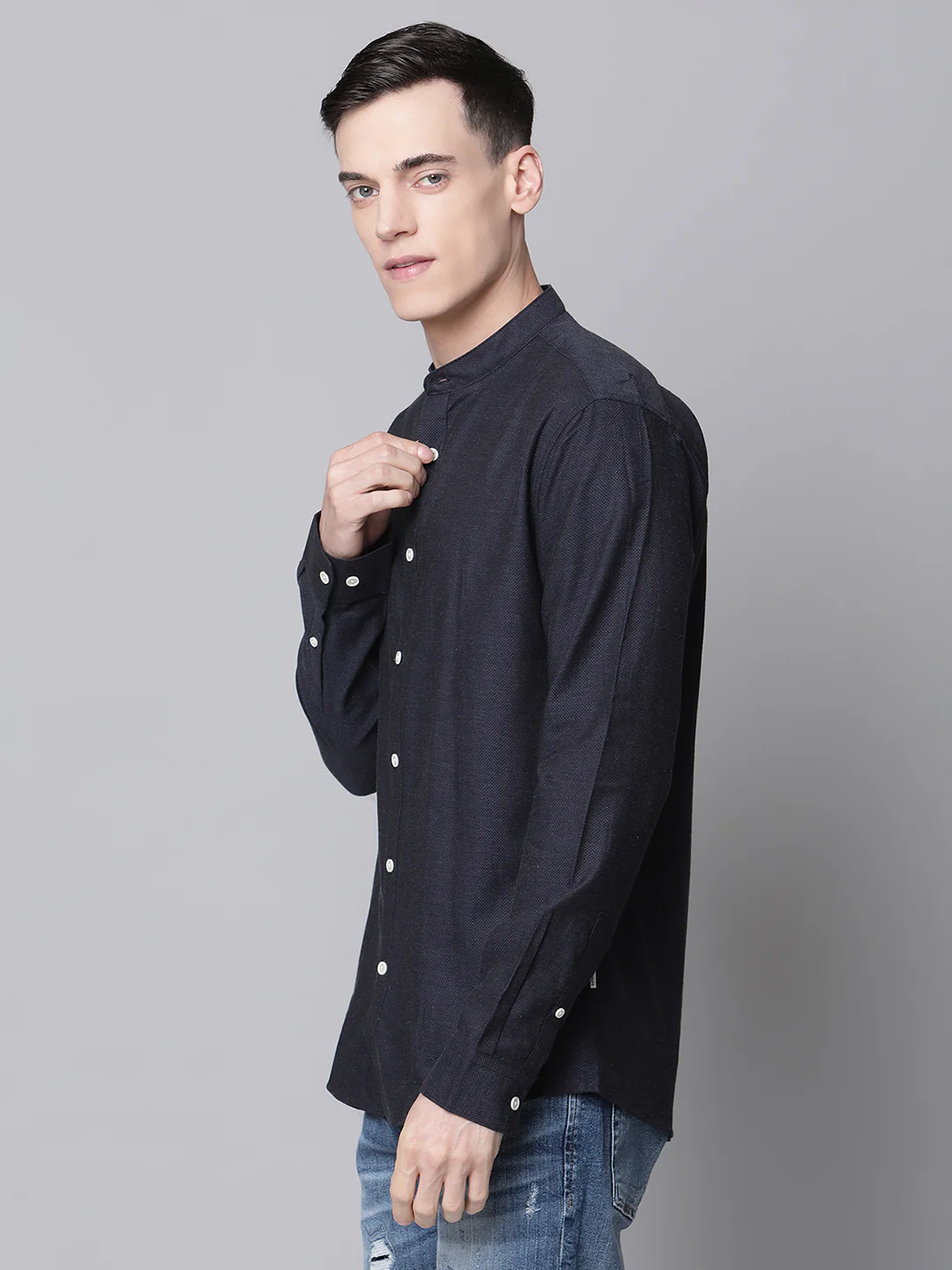 Lindbergh Blue Fashion Slim Fit Shirt - Image 3