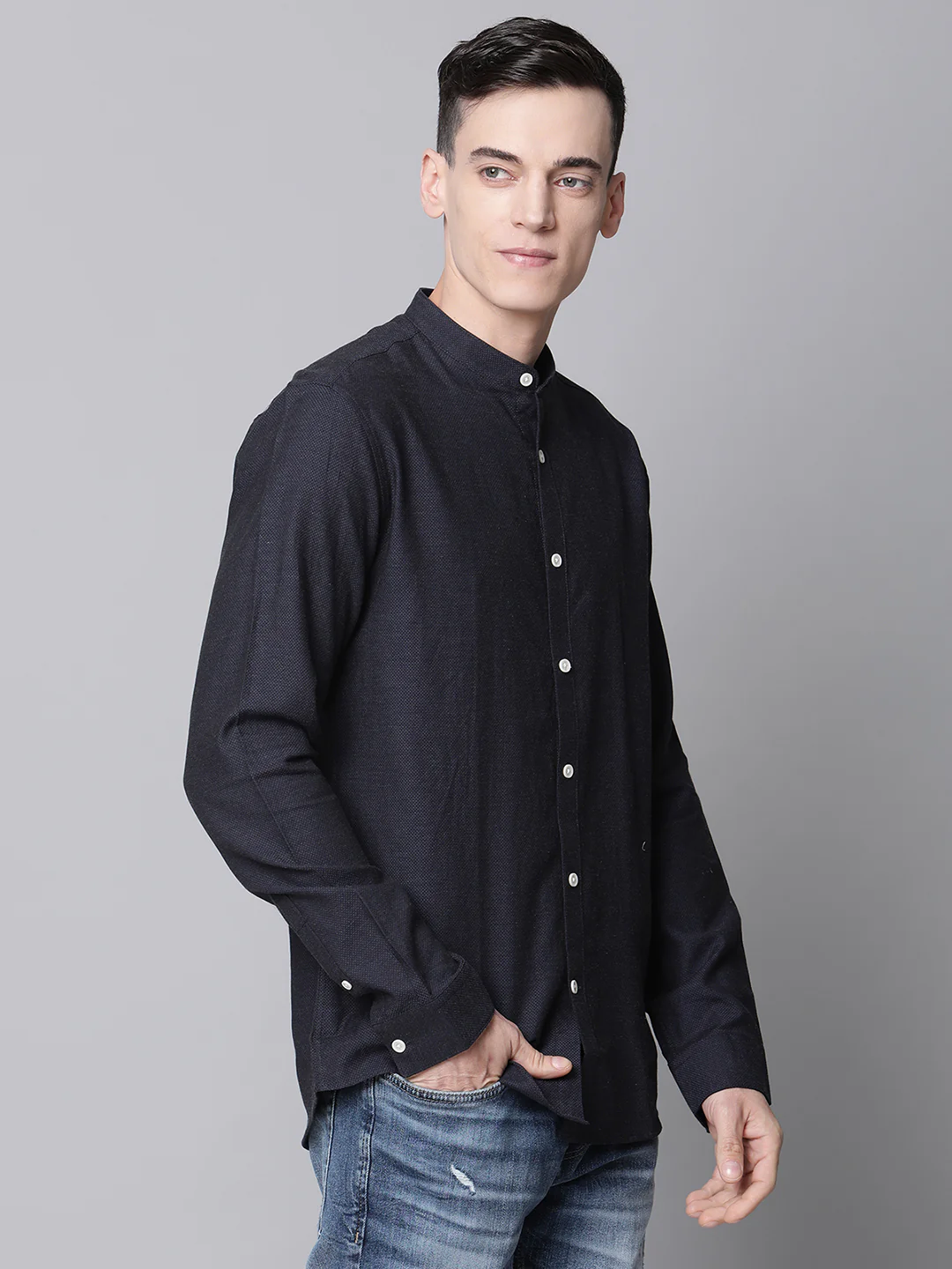 Lindbergh Blue Fashion Slim Fit Shirt - Image 4