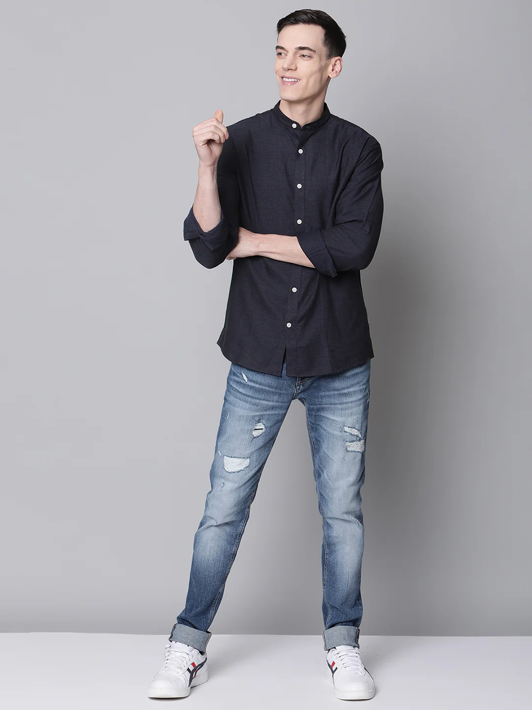 Lindbergh Blue Fashion Slim Fit Shirt - Image 5