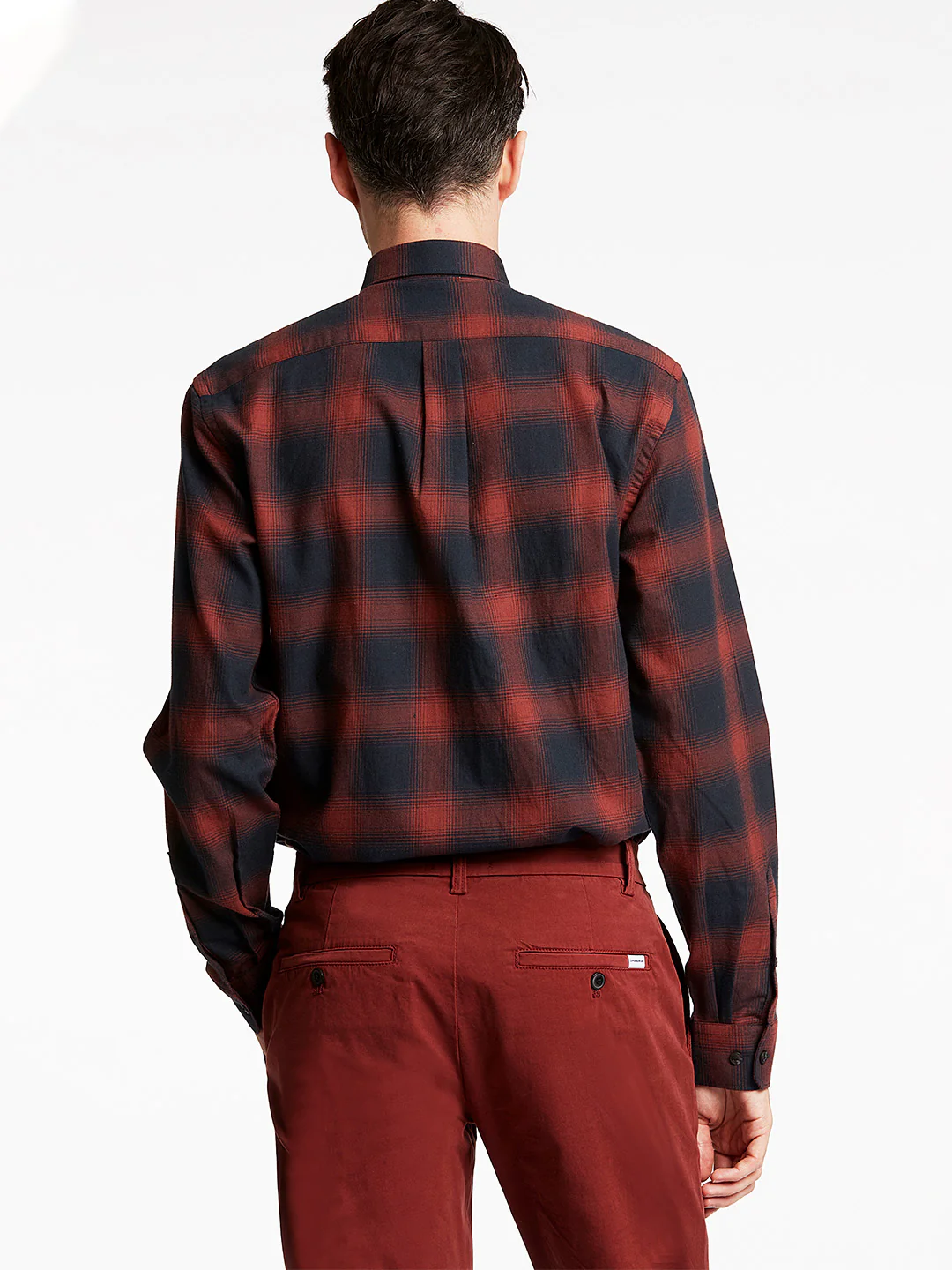 Lindbergh Red Checked Relaxed Fit Shirt - Image 2