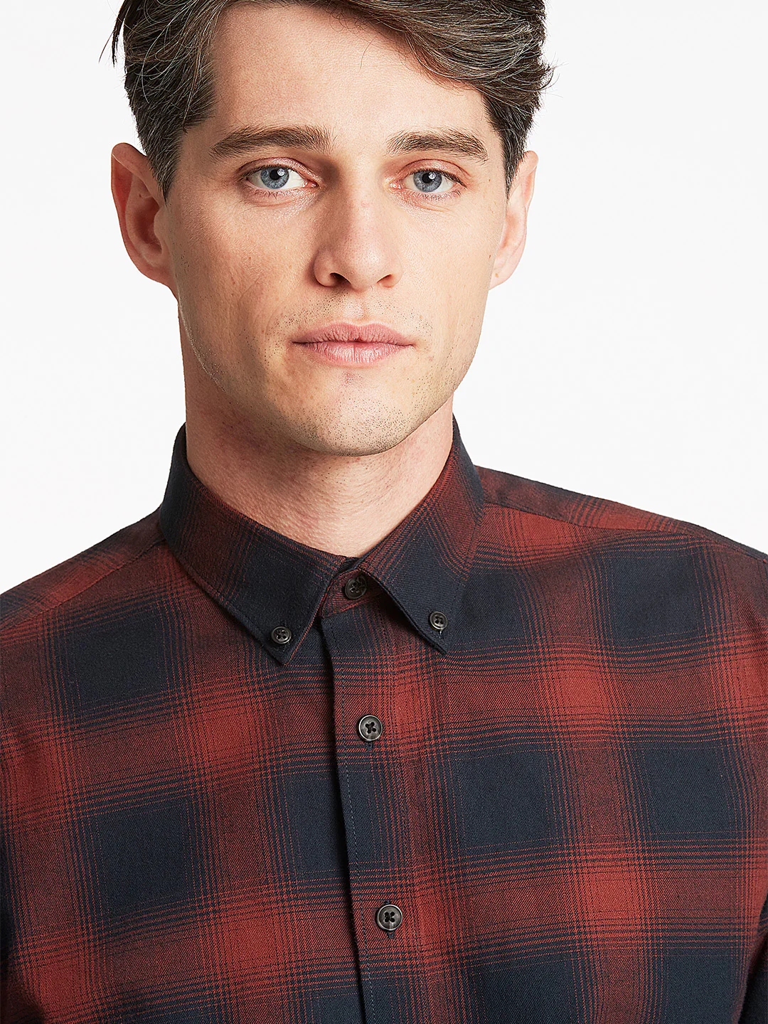 Lindbergh Red Checked Relaxed Fit Shirt - Image 4
