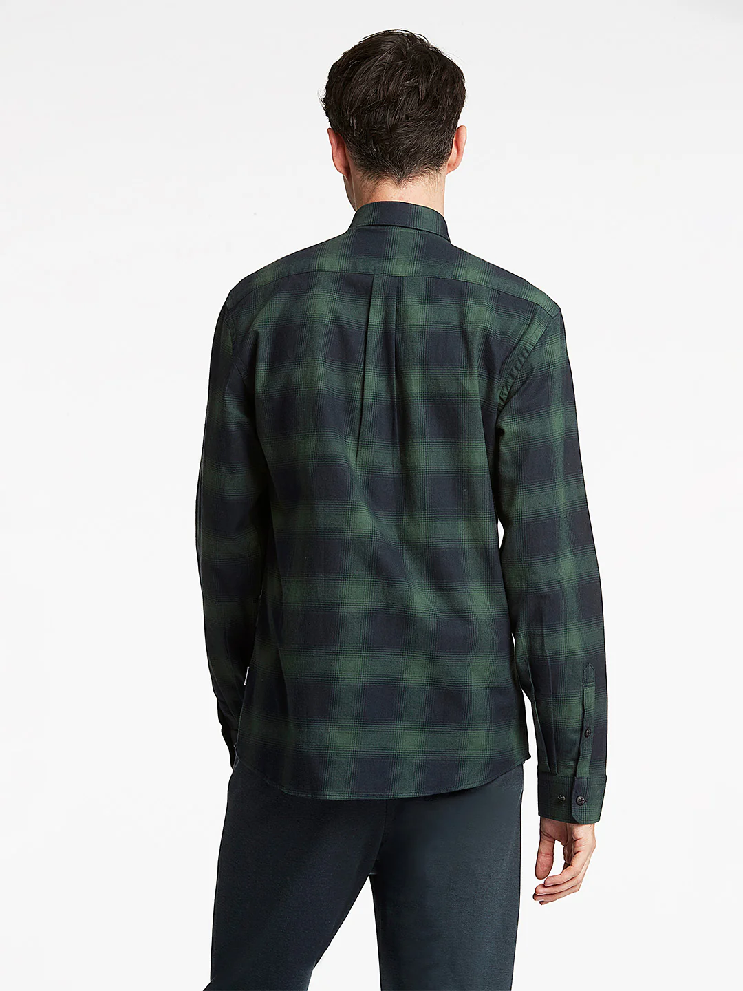Lindbergh Green Checked Relaxed Fit Shirt - Image 2