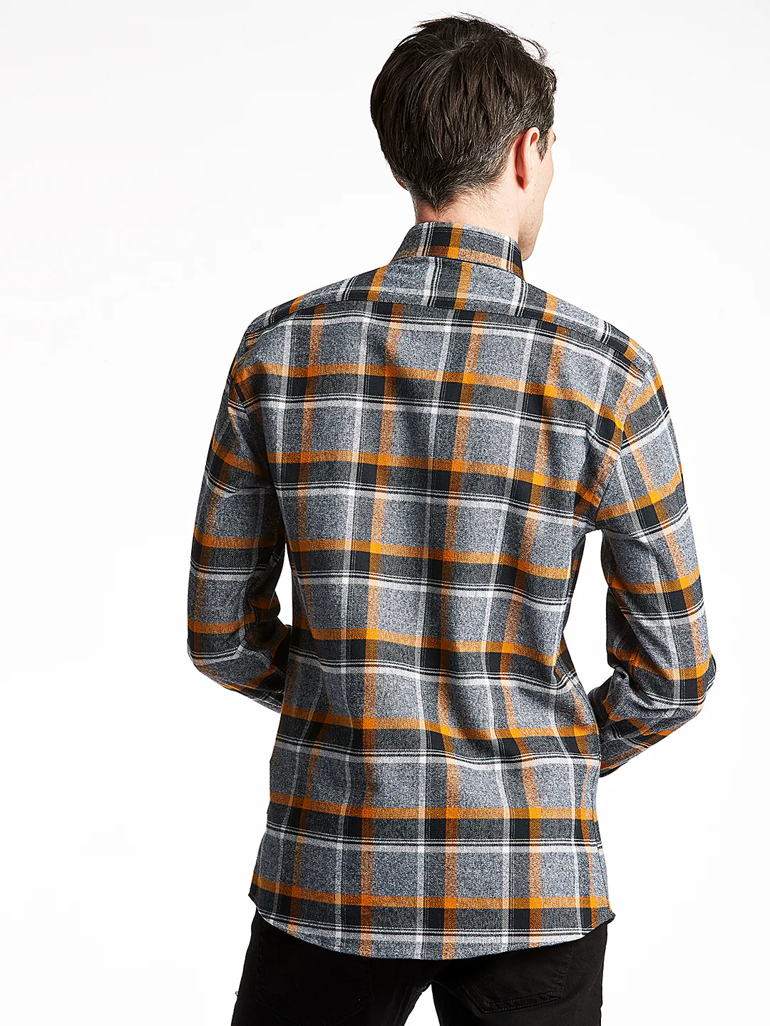 Lindbergh Black Checked Slim Fit Shirt - Image 2