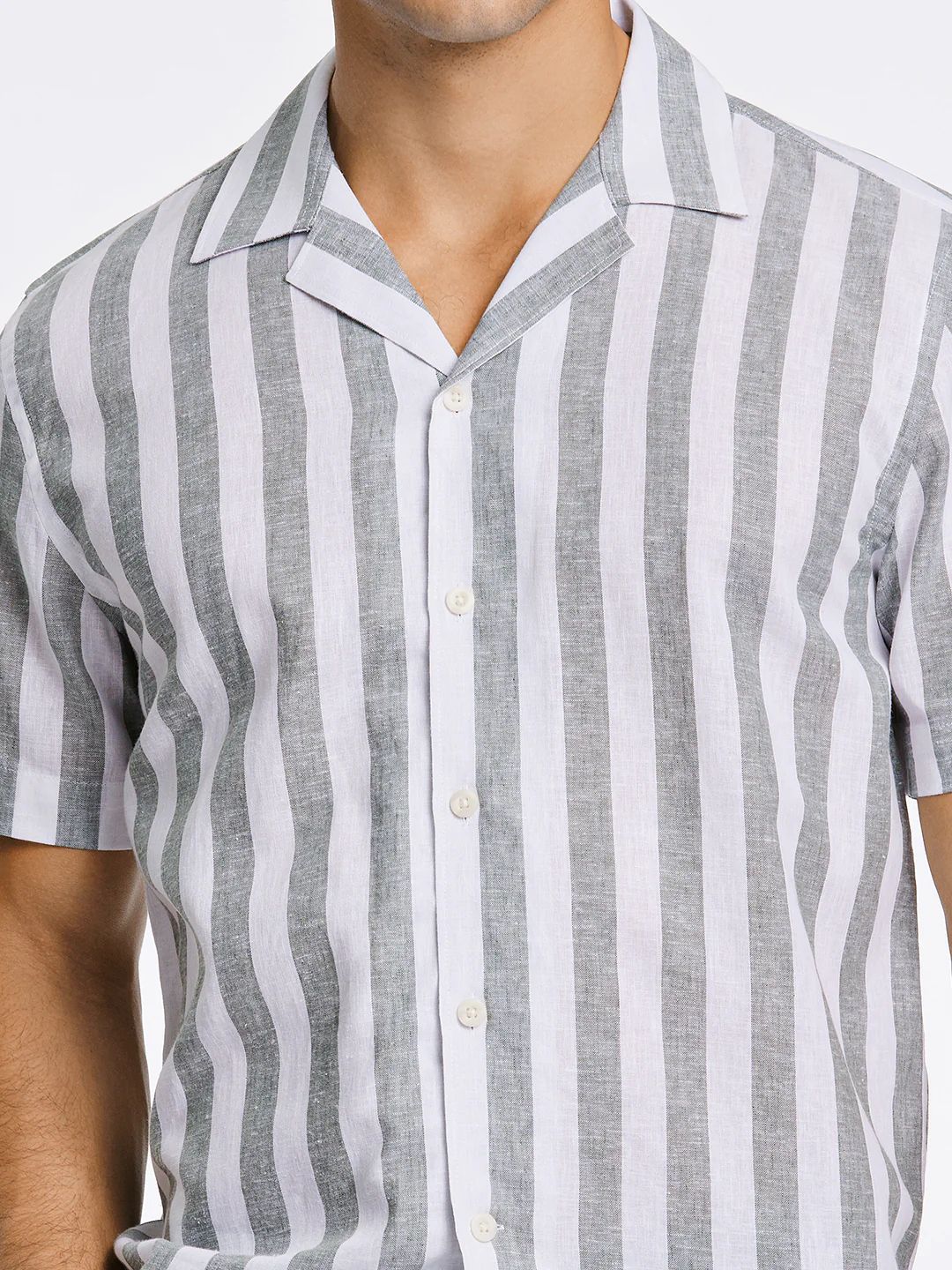 Lindbergh Men Multi Striped Collar Shirt - Image 2