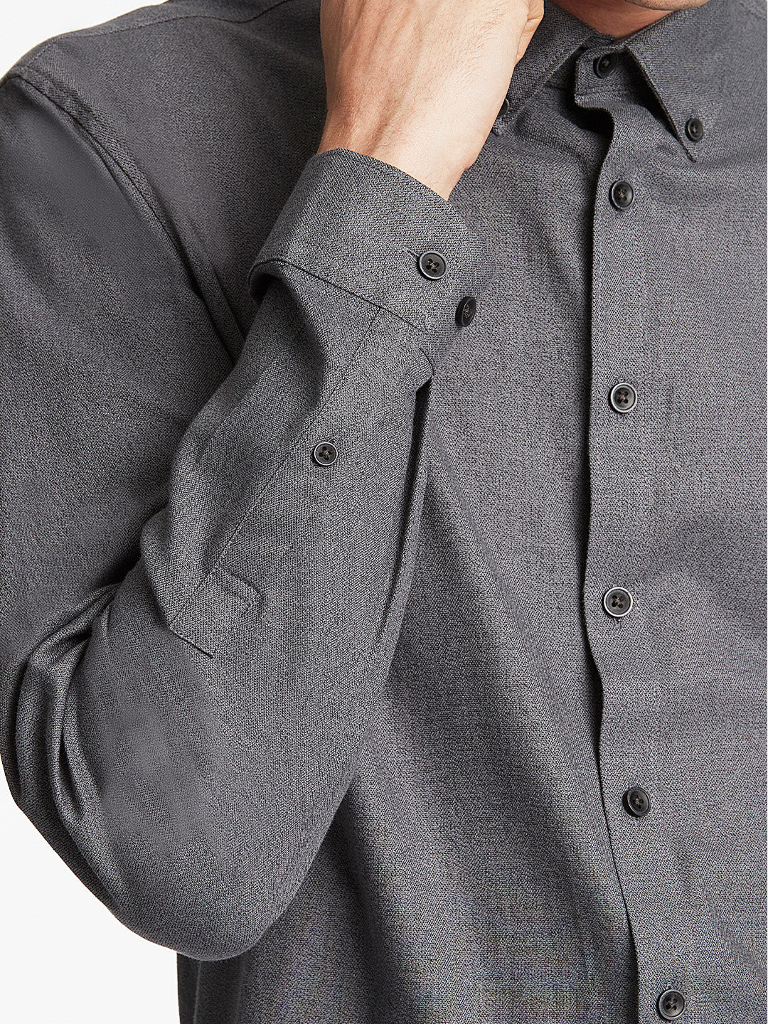 Lindbergh Grey Slim Fit Shirt - Image 5