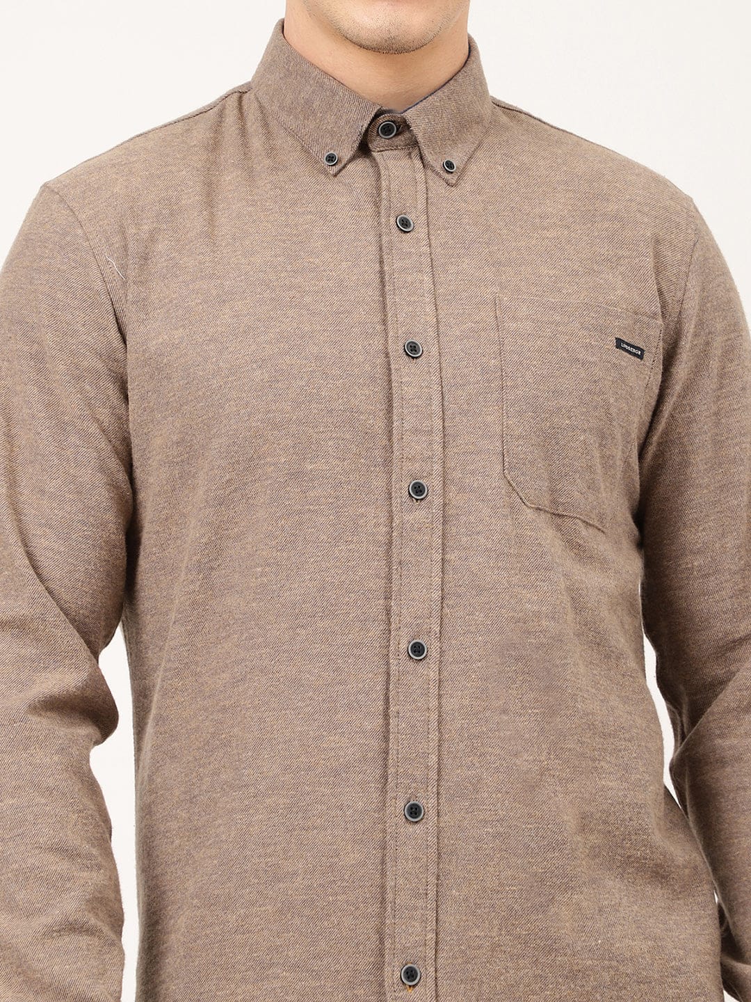 Lindbergh Men Solid Collar Shirt - Image 5