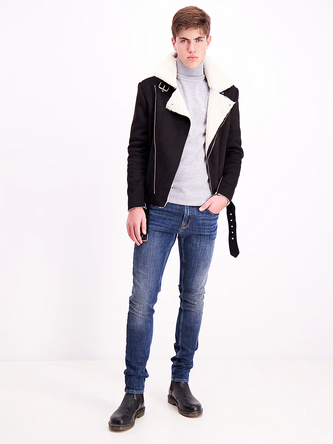 Lindbergh Men Black Solid Jacket - Image 3