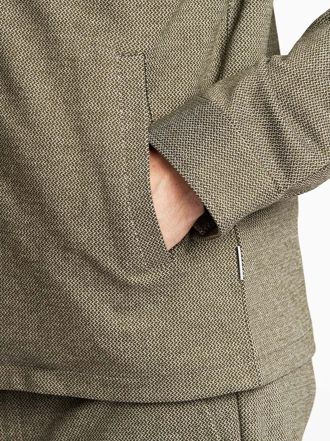 Lindbergh Men Blue Printed Jacket - Image 4