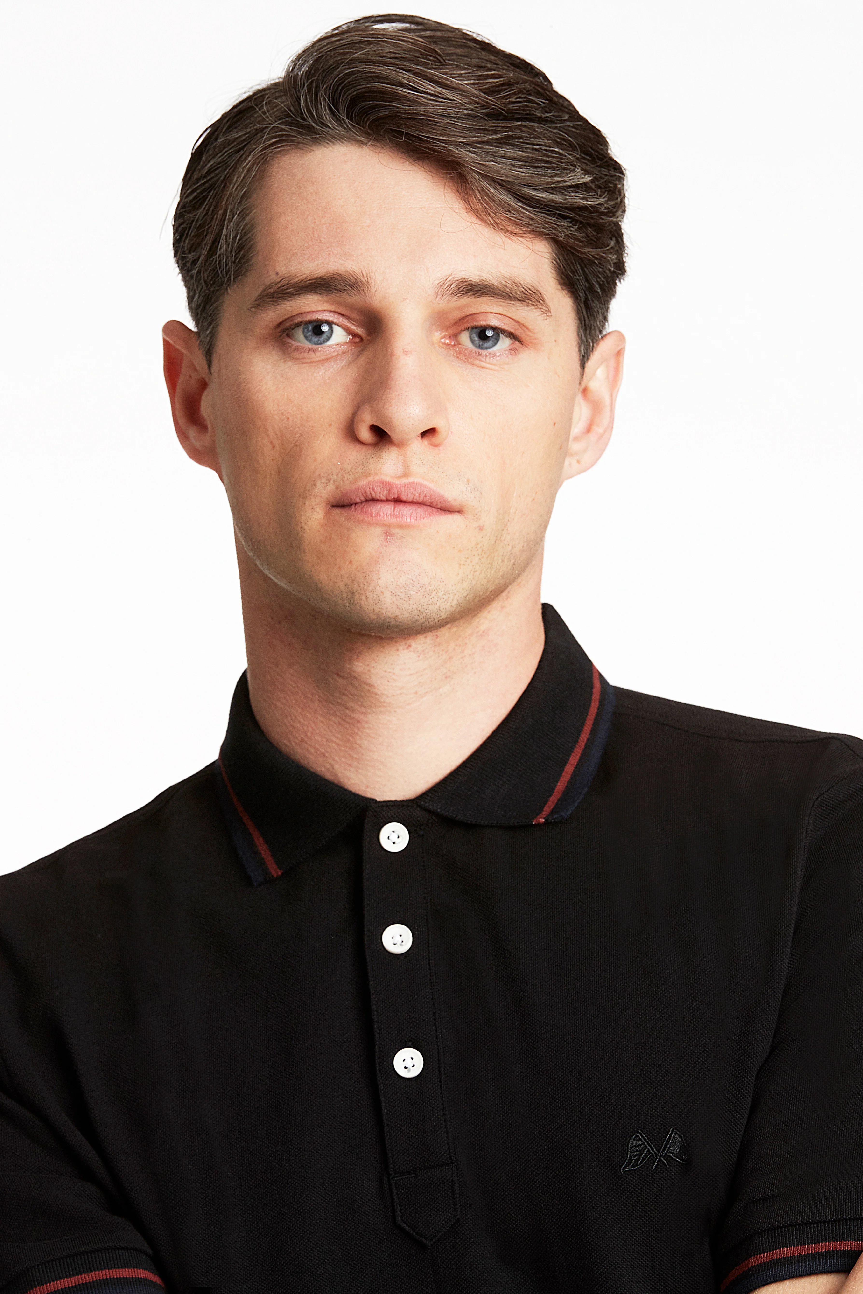 Lindbergh Black Slim Fit Polo Tshirt - Image 4