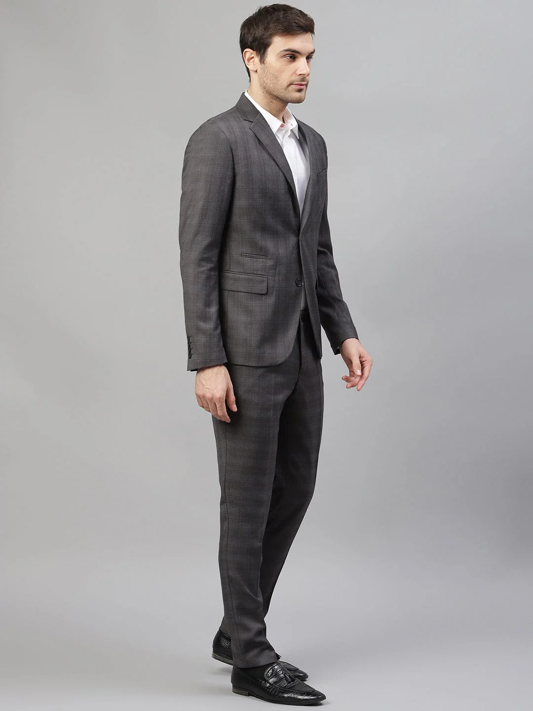 Lindbergh Men Notched Lapel Suit - Image 3