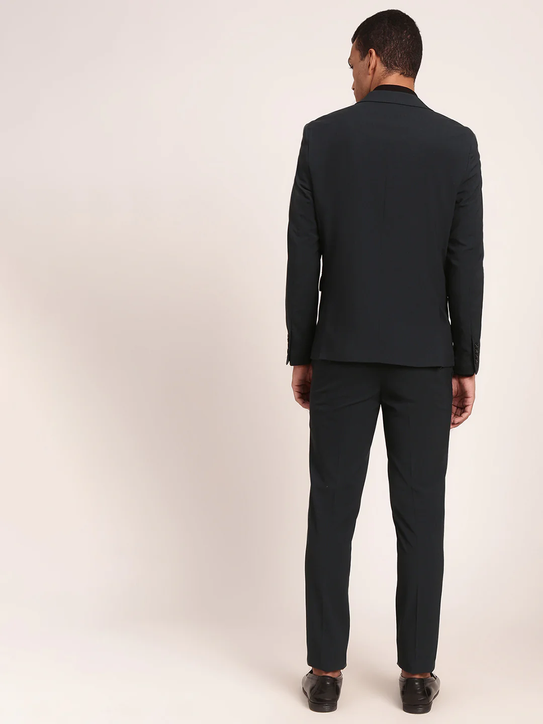 Lindbergh Men Green Solid Collar Blazer - Image 2