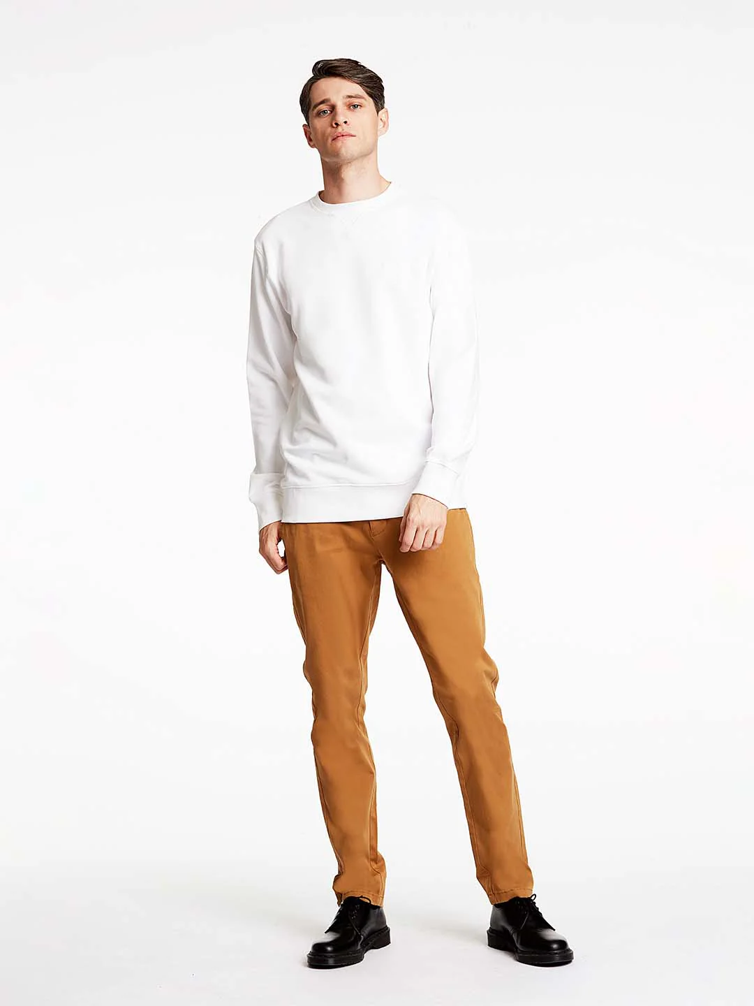 Lindbergh Men Off White Solid Sweatshirt - Image 4