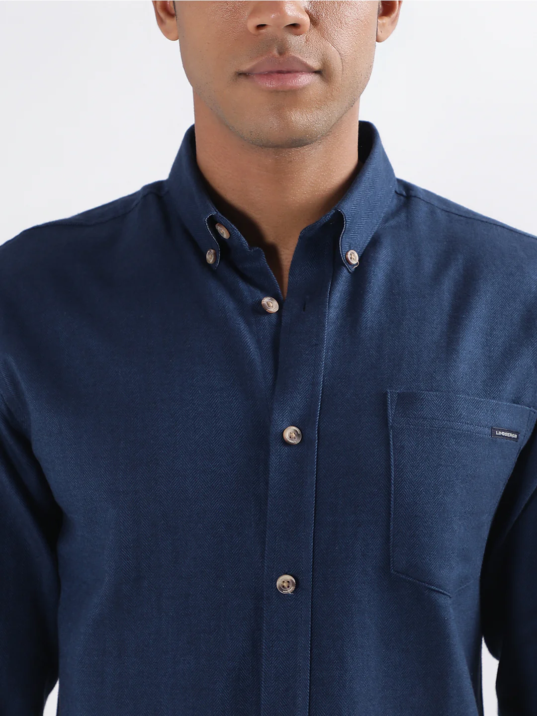 Lindbergh Blue Relaxed Fit Shirt - Image 5