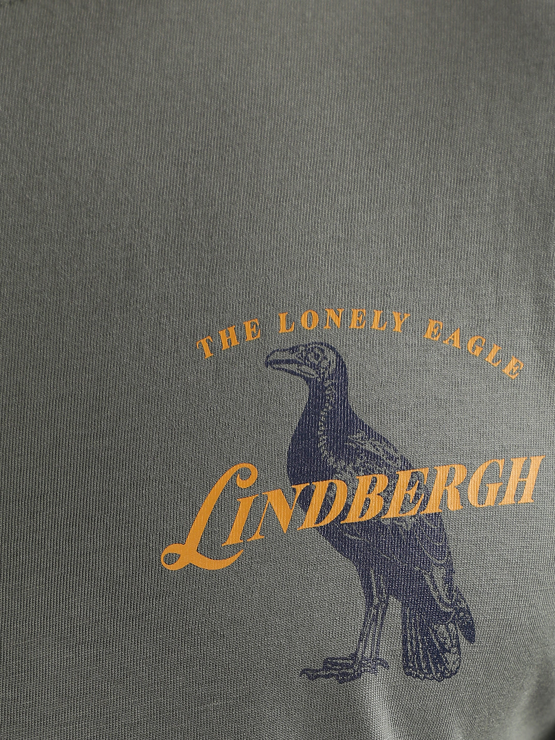 Lindbergh Olive Logo Relaxed Fit Tshirt - Image 7