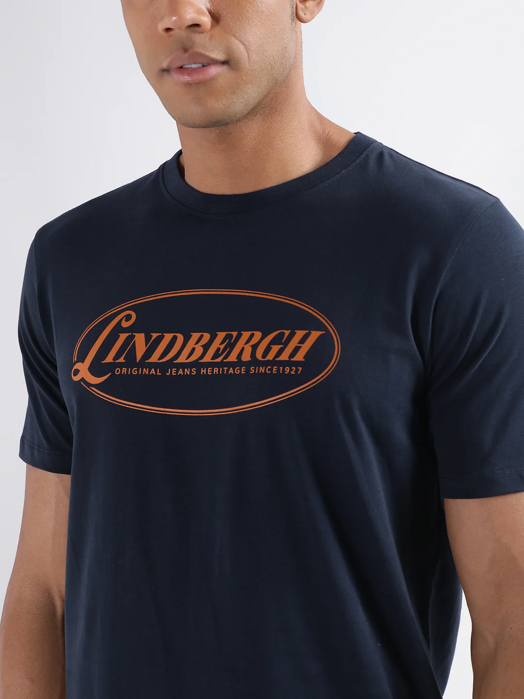 Lindbergh Blue Logo Relaxed Fit Tshirt - Image 6