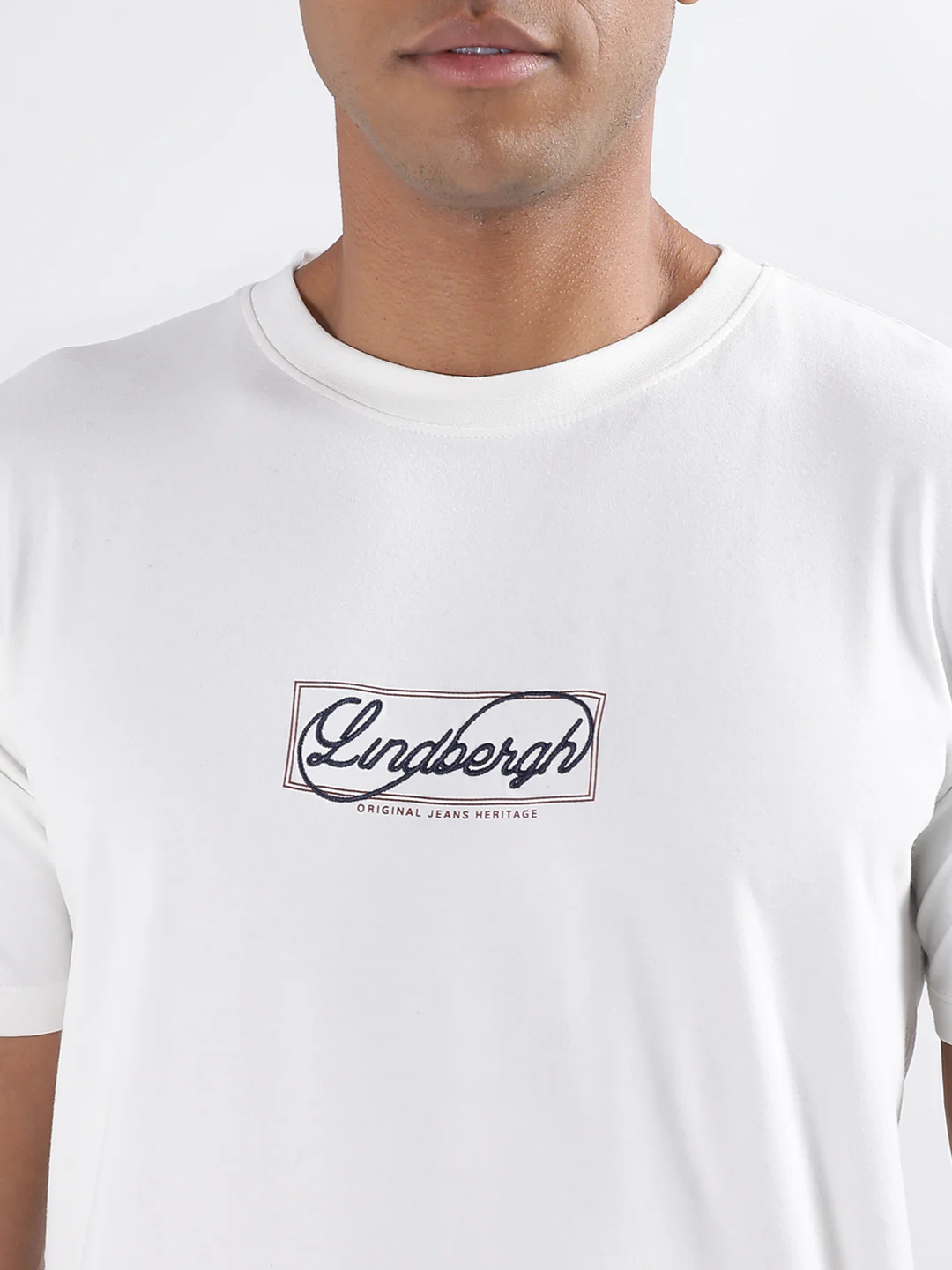 Lindbergh Off White Relaxed Fit Tshirt - Image 5