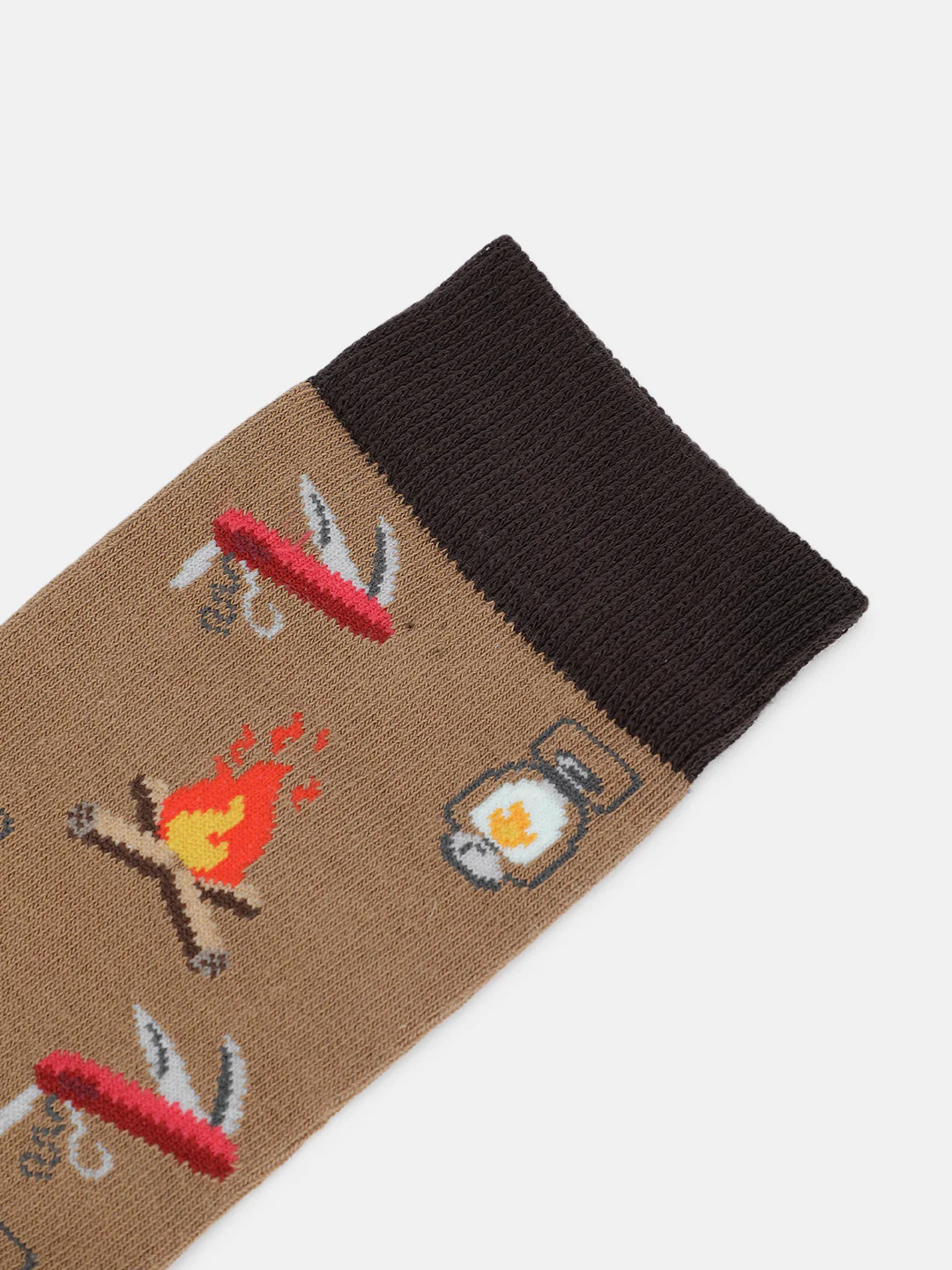 Lindbergh Men Beige Printed Socks - Image 3