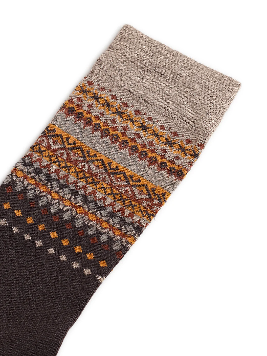 Lindbergh Men Brown Printed Socks - Image 3