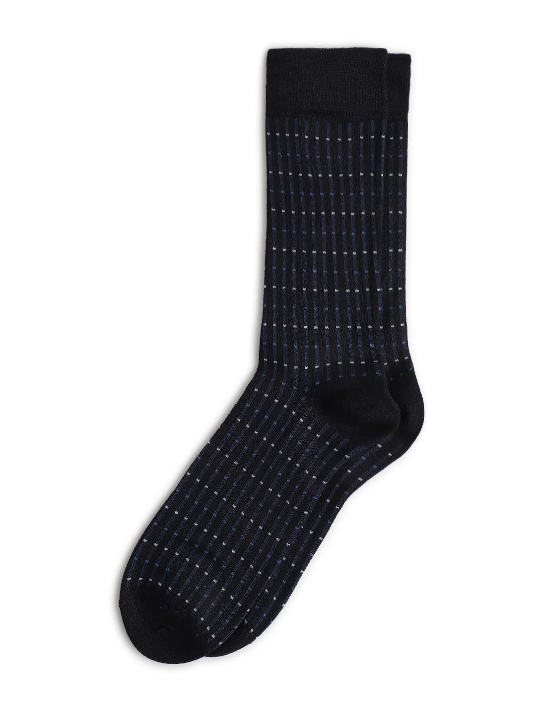 Lindbergh Men Navy Blue Striped Socks - Image 2