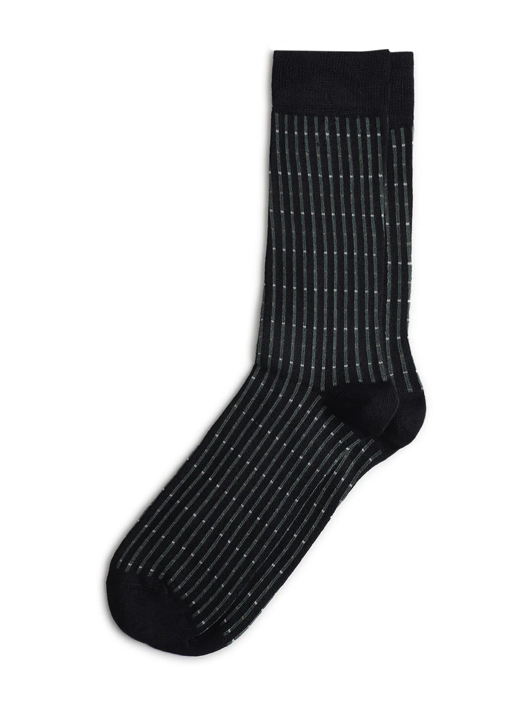 Lindbergh Men Green Striped Socks - Image 2
