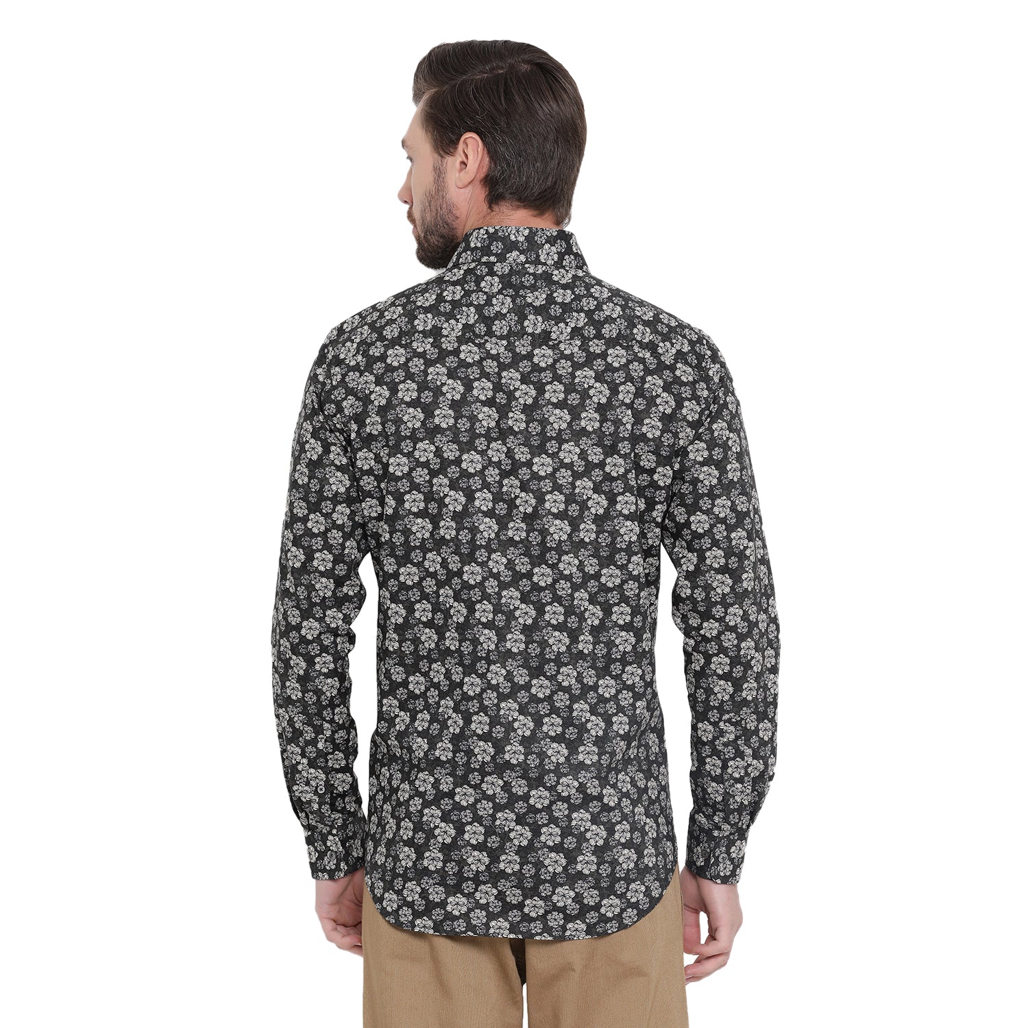 Matinique Men Blue Printed Collar Shirt - Image 4