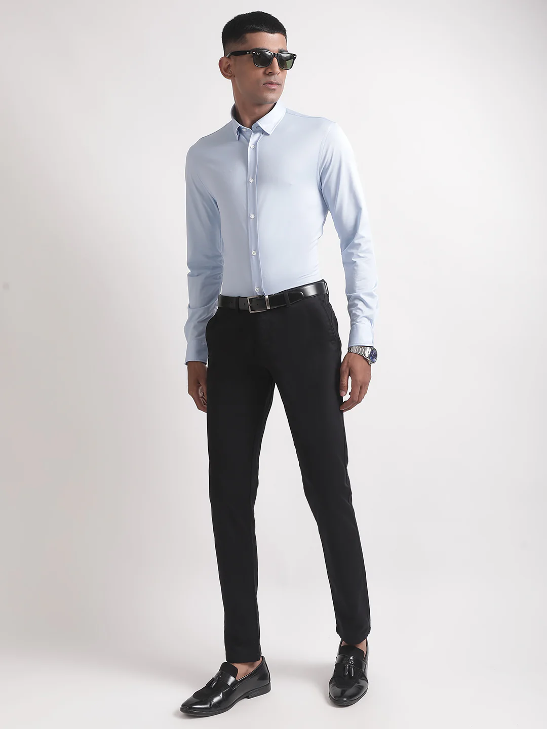 Matinique Blue Regular Fit Shirt - Image 4