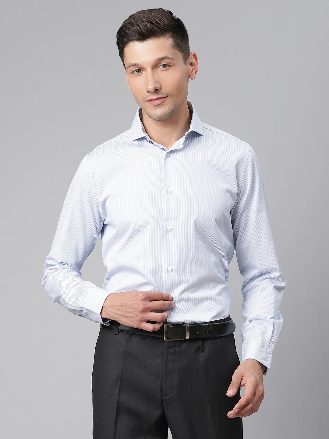 Matinique Men Blue Solid Collar Shirt